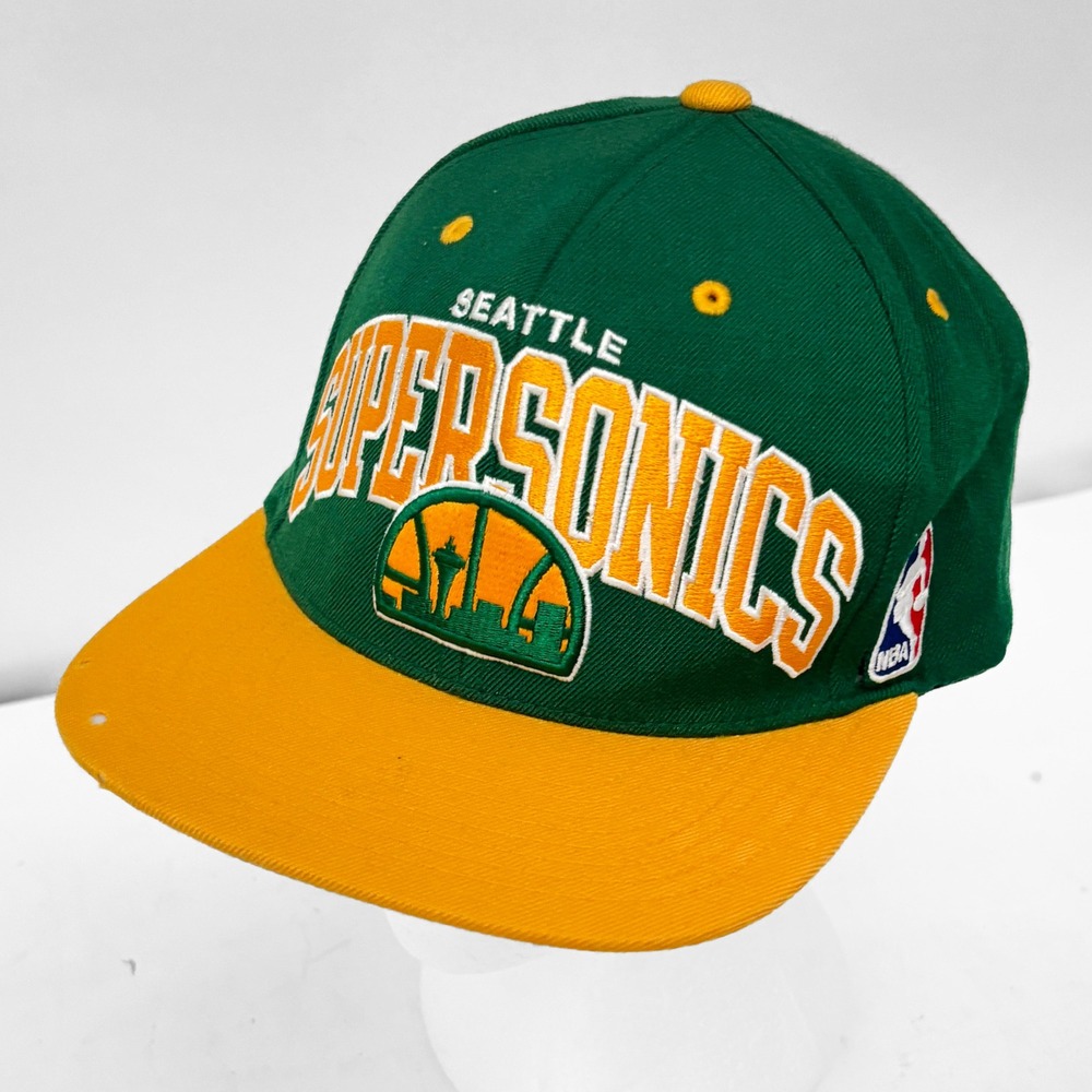 Seattle SuperSonics Mitchell & Ness Hardwood Classics NBA Snapback Hat Cap